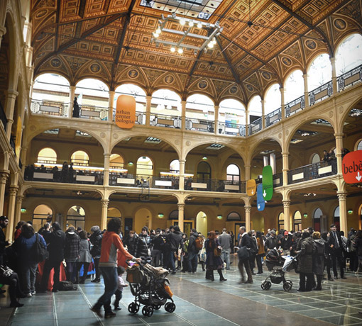 Sala Borsa: che vertigine! Sala Borsa: che vertigine!